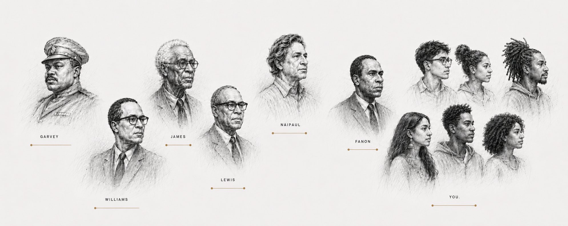 Caribbean intellectual tradition: Garvey, Williams, James, Lewis, Naipaul, Fanon, and You