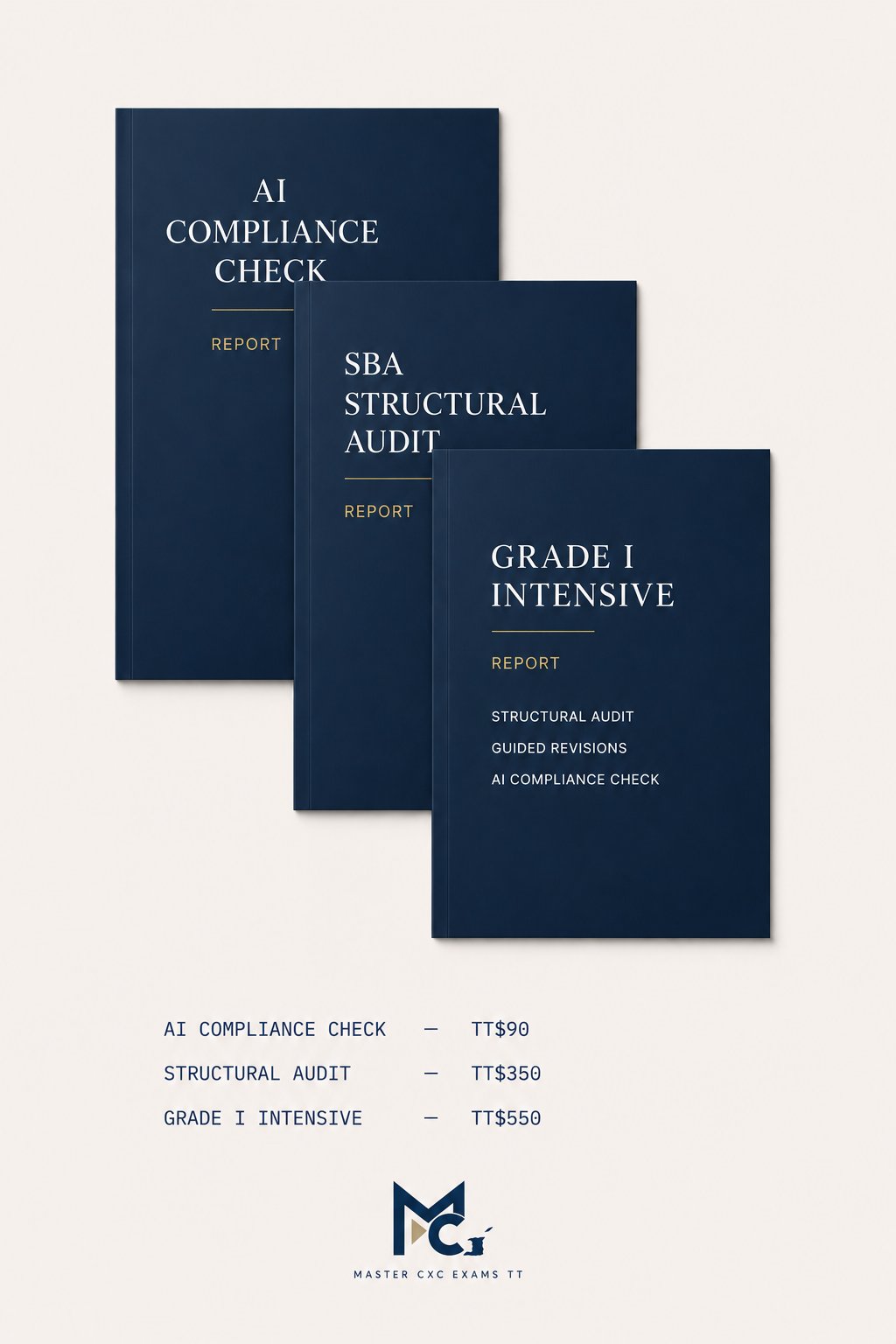 SBA AI compliance check, structural audit and Grade I intensive review services for CSEC and CAPE